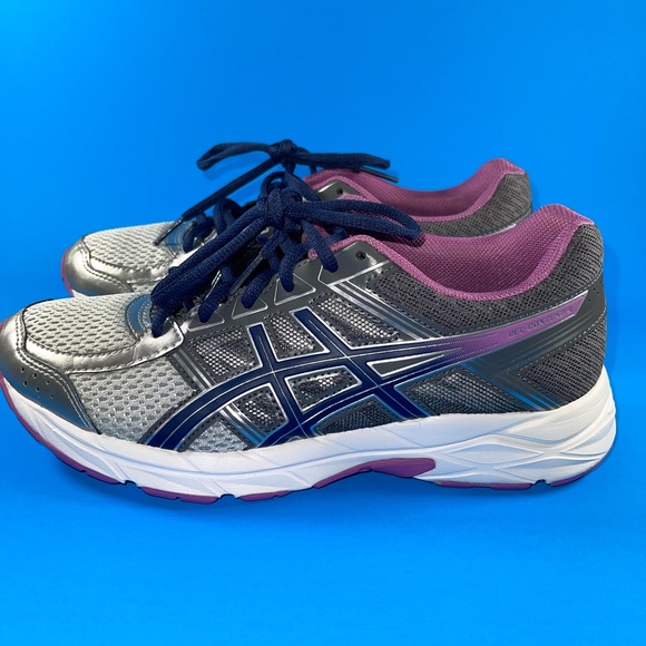 Asics Gel-Contend 4 Silver/Campanula/Carbon - Picture 2 of 11
